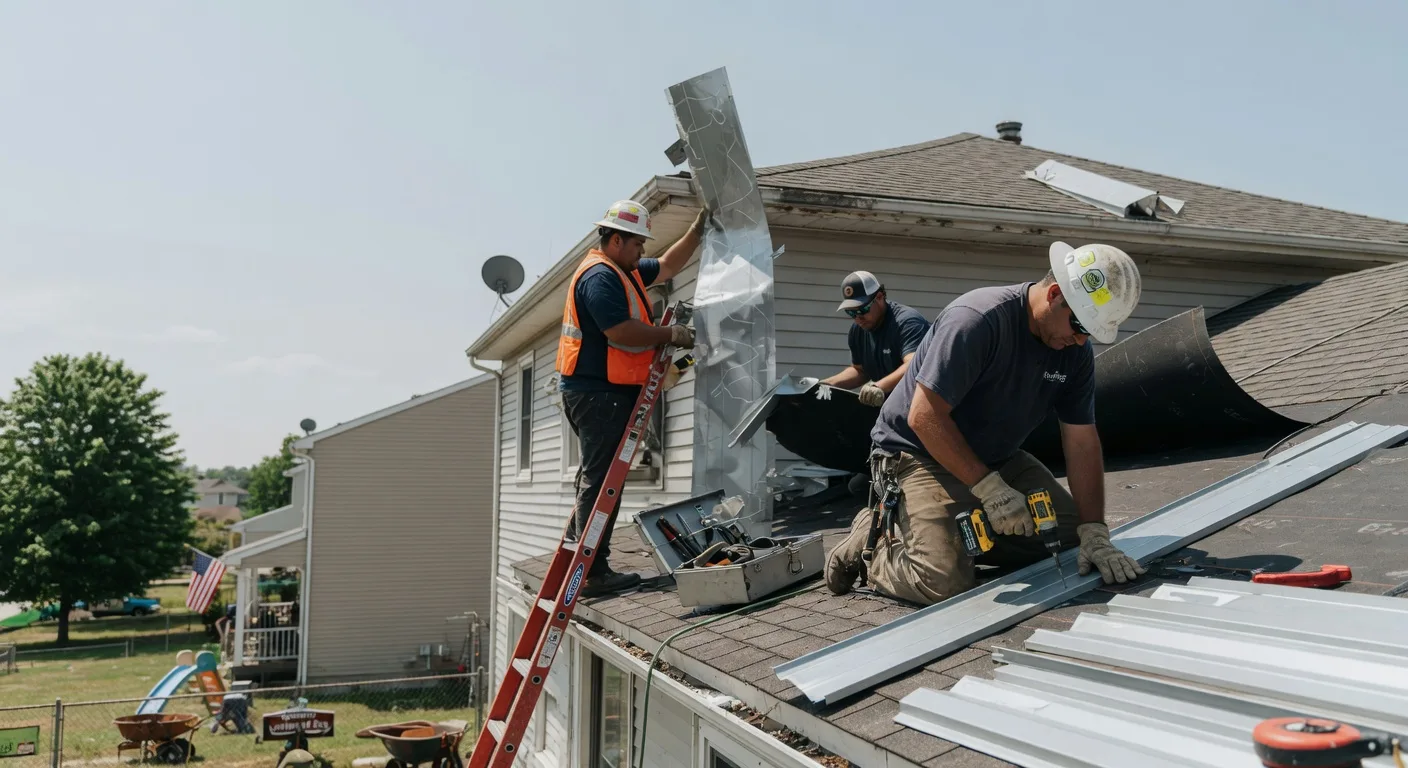 Storm Damage Metal Roof Repair in Valley Grove, WV